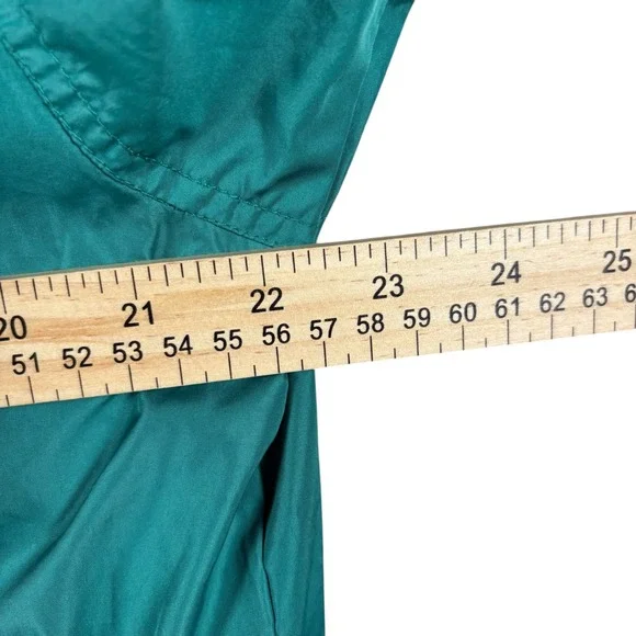 VTG Y2K Nike ACG Mens M Teal Colorblock Hooded Windbreaker Jacket Gorpcore - Picture 6 of 9